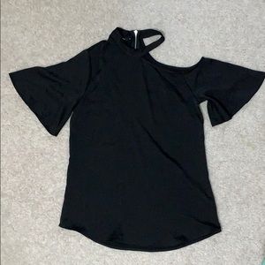 Express open shoulder top